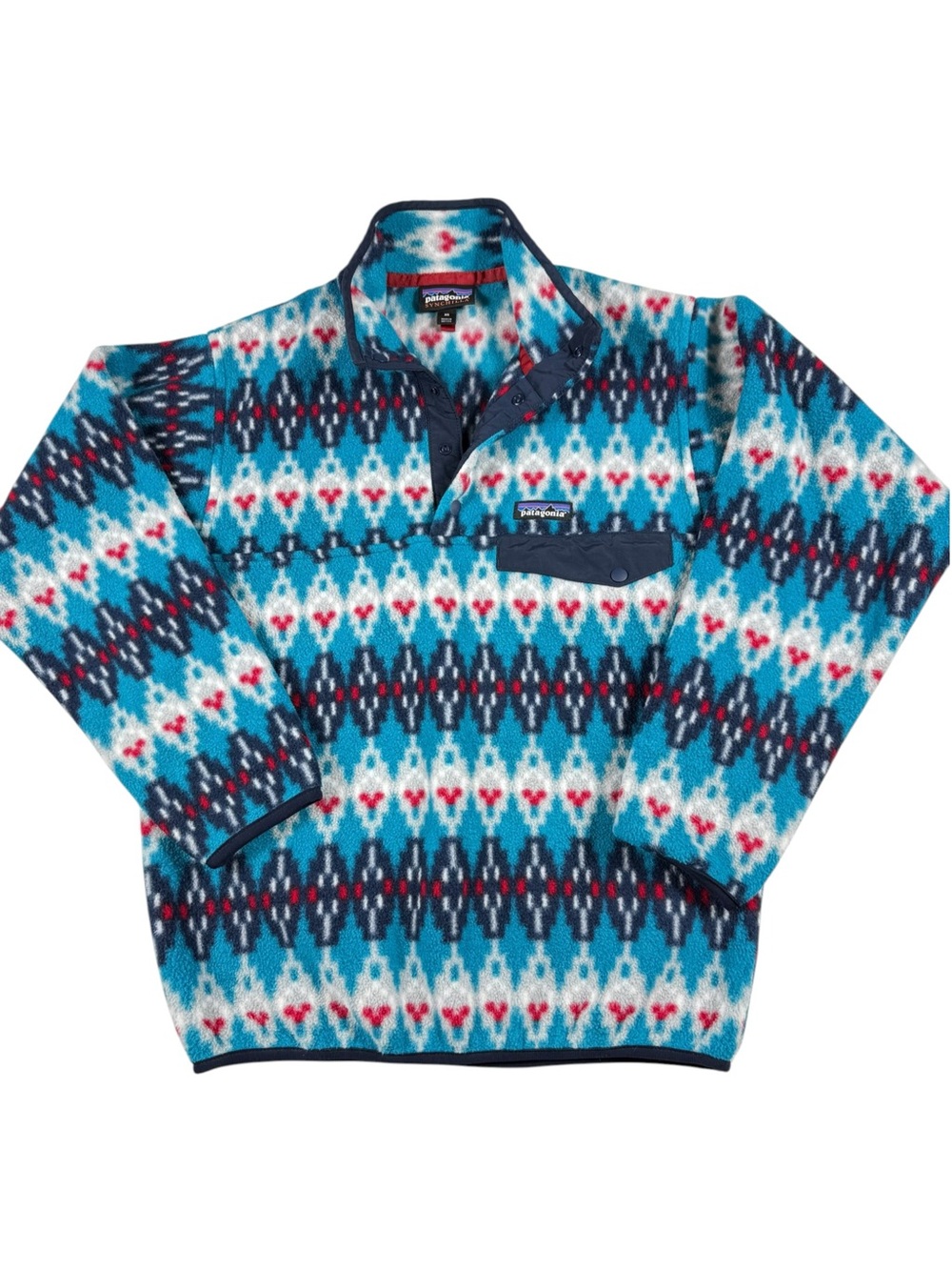 Patagonia Synchilla SW Aztec print pullover, XS